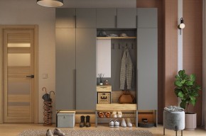 БАСКО Прихожая К7 (графит) в Ревде - revda.mebel24.online | фото 15