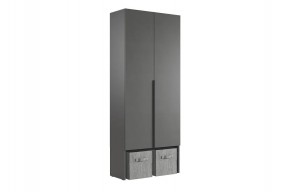 БАСКО Прихожая К7 (графит) в Ревде - revda.mebel24.online | фото 4