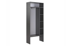 БАСКО Прихожая К7 (графит) в Ревде - revda.mebel24.online | фото 7