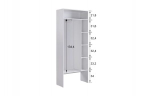 БАСКО Прихожая К7 (кашемир) в Ревде - revda.mebel24.online | фото 6