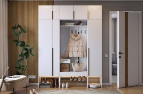 БАСКО Прихожая К9 (белое дерево) в Ревде - revda.mebel24.online | фото 2
