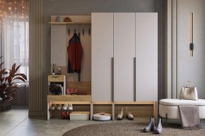 БАСКО Прихожая (модульная) кашемир в Ревде - revda.mebel24.online | фото