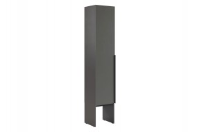 БАСКО Шкаф однодверный L400 (графит) в Ревде - revda.mebel24.online | фото