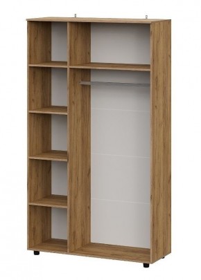 БАЙКАЛ Шкаф трехстворчатый (Графит/Дуб золотой) в Ревде - revda.mebel24.online | фото 2