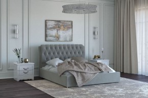 БЕЛИСТА Кровать 1400 серо-бежевый (экокожа) в Ревде - revda.mebel24.online | фото 2