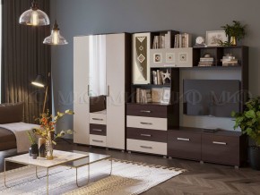 БЕЛЛА Гостиная (модульная) венге/дуб беленый в Ревде - revda.mebel24.online | фото 1