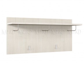 БЕЛЛА Прихожая Полка с вешалкой (модульная) сандал светлый в Ревде - revda.mebel24.online | фото
