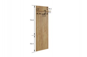 БОДРУМ Прихожая (модульная) дуб крафт золотой в Ревде - revda.mebel24.online | фото 2