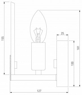 Бра Eurosvet Marble 60158/1 латунь в Ревде - revda.mebel24.online | фото 3