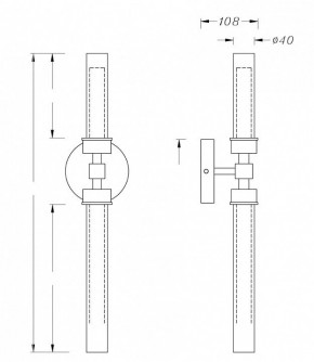 Бра Maytoni Stelo MOD116WL-L7B3K в Ревде - revda.mebel24.online | фото 3