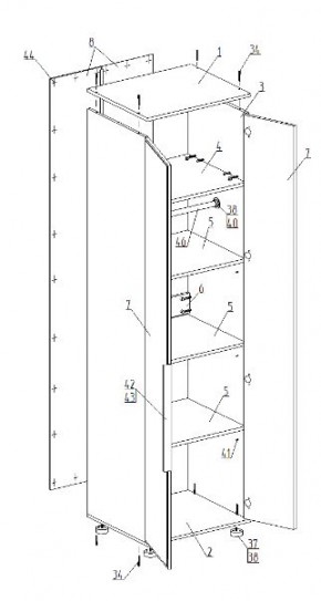 Детская "Лео" (модульная) в Ревде - revda.mebel24.online | фото 9