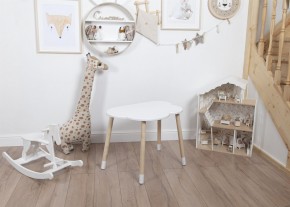 Детский стол Rolti Baby «Облачко»  (белый/береза, массив березы/мдф) в Ревде - revda.mebel24.online | фото 1