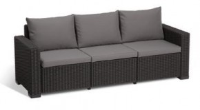 Диван Калифорния 3-х местный (California 3 Sofa), графит в Ревде - revda.mebel24.online | фото 2