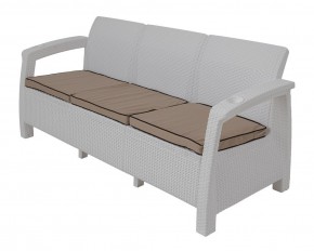 Диван Yalta Premium Sofa 3 Set (Ялта) белый (+подушки под спину) в Ревде - revda.mebel24.online | фото