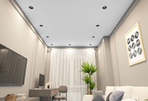 DK2120-BK Встраиваемый светильник, IP 20, 50 Вт, GU10, черный, алюминий в Ревде - revda.mebel24.online | фото 2
