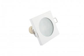 DK3014-WH Встраиваемый светильник влагозащ., IP 44, 50 Вт, GU10, белый, алюминий в Ревде - revda.mebel24.online | фото 4