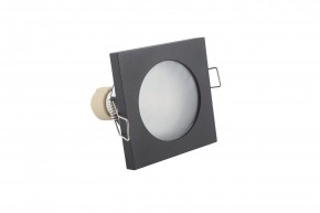 DK3015-BK Встраиваемый светильник влагозащ., IP 44, 50 Вт, GU10, черный, алюминий в Ревде - revda.mebel24.online | фото 4