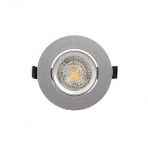 DK3020-CM Встраиваемый светильник, IP 20, 10 Вт, GU5.3, LED, серый, пластик в Ревде - revda.mebel24.online | фото 1