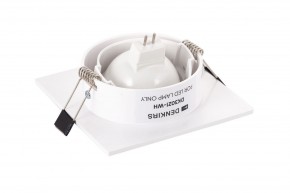 DK3021-WH Встраиваемый светильник, IP 20, 10 Вт, GU5.3, LED, белый, пластик в Ревде - revda.mebel24.online | фото 3