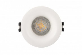 DK3024-WH Встраиваемый светильник, IP 20, 10 Вт, GU5.3, LED, белый, пластик в Ревде - revda.mebel24.online | фото 1