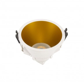 DK3026-WG Встраиваемый светильник, IP 20, 10 Вт, GU5.3, LED, белый/золотой, пластик в Ревде - revda.mebel24.online | фото 2