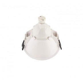 DK3026-WG Встраиваемый светильник, IP 20, 10 Вт, GU5.3, LED, белый/золотой, пластик в Ревде - revda.mebel24.online | фото 4