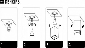 DK3030-WH Светильник накладной IP 20, 10 Вт, GU5.3, LED, белый, пластик в Ревде - revda.mebel24.online | фото 8