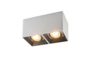 DK3035-WB Светильник накладной IP 20, 10 Вт, GU5.3, LED, белый/черный, пластик в Ревде - revda.mebel24.online | фото 1