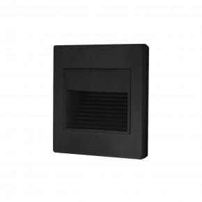 DK3050-BK Светильник встраиваемый в стену, IP 20, LED 3000, 1 Вт, черный пластик в Ревде - revda.mebel24.online | фото