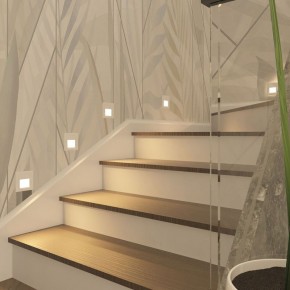 DK3050-WH Светильник встраиваемый в стену, IP 20, LED 3000, 1 Вт, белый, пластик в Ревде - revda.mebel24.online | фото 9