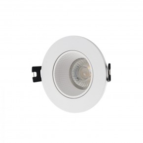DK3061-WH Встраиваемый светильник, IP 20, 10 Вт, GU5.3, LED, белый/белый, пластик в Ревде - revda.mebel24.online | фото 1