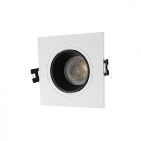 DK3071-WH+BK Встраиваемый светильник, IP 20, 10 Вт, GU5.3, LED, белый/черный, пластик в Ревде - revda.mebel24.online | фото