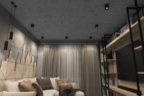 DK3090-BK+CH Светильник накладной IP 20, 10 Вт, GU5.3, LED, черный/хром, пластик в Ревде - revda.mebel24.online | фото 2