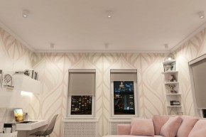 DK3090-WH+CH Светильник накладной IP 20, 10 Вт, GU5.3, LED, белый/хром, пластик в Ревде - revda.mebel24.online | фото 2