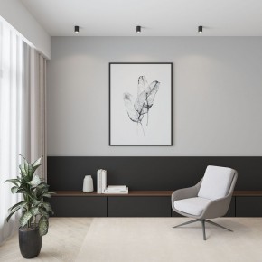 DK3110-BK Светильник накладной IP 20, 10 Вт, GU5.3, LED, черный, пластик в Ревде - revda.mebel24.online | фото 4