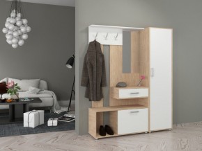 ЭНТЕР 1 Прихожая (модульная) дуб сонома/белый в Ревде - revda.mebel24.online | фото