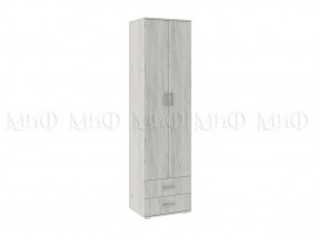 ЕВА NEW Прихожая Шкаф бельевой (модульная) дуб крафт белый в Ревде - revda.mebel24.online | фото