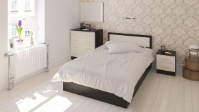 Фиеста Кровать 1200, цвет венге/дуб лоредо, ШхГхВ 123,5х203,5х80 см., сп.м. 1200х2000 мм., без матраса, основание есть в Ревде - revda.mebel24.online | фото 5