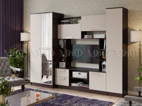 ФЛОРА Стенка (2700) ЛДСП (Дуб Беленый/Венге) в Ревде - revda.mebel24.online | фото