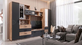 БЕЛЛА Гостиная (модульная) графит в Ревде - revda.mebel24.online | фото 1