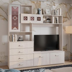 Гостиная Белла (модульная) ясень белый в Ревде - revda.mebel24.online | фото 15