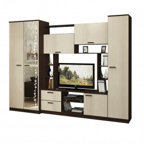 Гостиная Флора (венге/лоредо нов.) в Ревде - revda.mebel24.online | фото 1