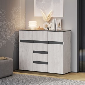 Гостиная Мрия (модульная) Бетон пайн светлый/Графит в Ревде - revda.mebel24.online | фото 17