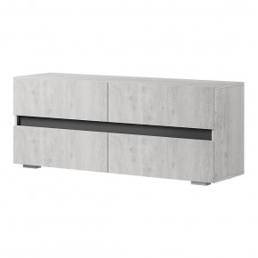 Гостиная Мрия (модульная) Бетон пайн светлый/Графит в Ревде - revda.mebel24.online | фото 7