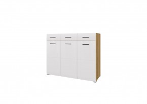 Гостиная НЕНСИ (модульная) Крафт золотой/Белый глянец в Ревде - revda.mebel24.online | фото 6