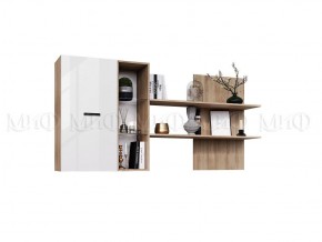 НЭНСИ NEW Гостиная ЛДСП (модульная) Белый глянец/Сонома в Ревде - revda.mebel24.online | фото 18