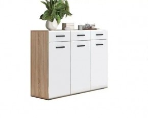 НЭНСИ NEW Гостиная ЛДСП (модульная) Белый глянец/Сонома в Ревде - revda.mebel24.online | фото 19