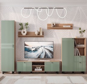 Гостиная Олива (Дуб каньон/MF12 Эвкалипт софт) в Ревде - revda.mebel24.online | фото