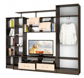 Гостиная Оскар-5 венге/дуб молочный в Ревде - revda.mebel24.online | фото 2
