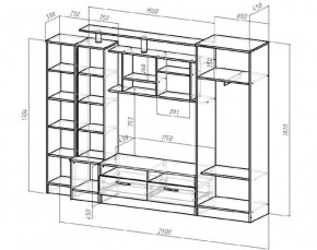 ОСКАР Гостиная (Венге/Анкор светлый) в Ревде - revda.mebel24.online | фото